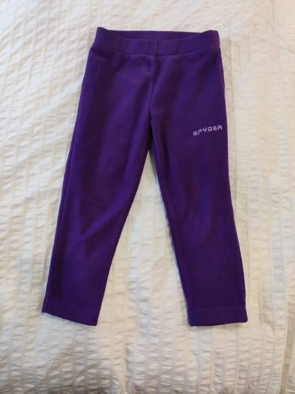 Spyder toddler girls speed fleece pant purple size 4